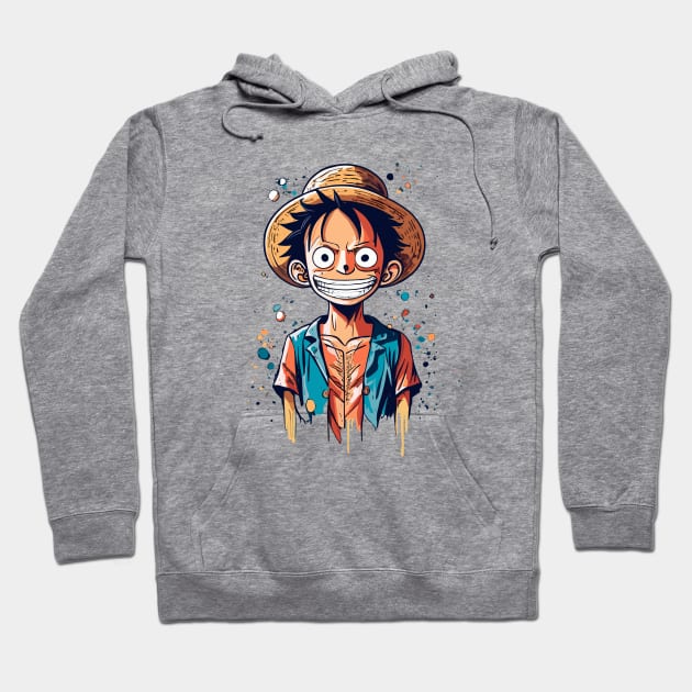 One Piece Luffy Hoodie by thepopflix